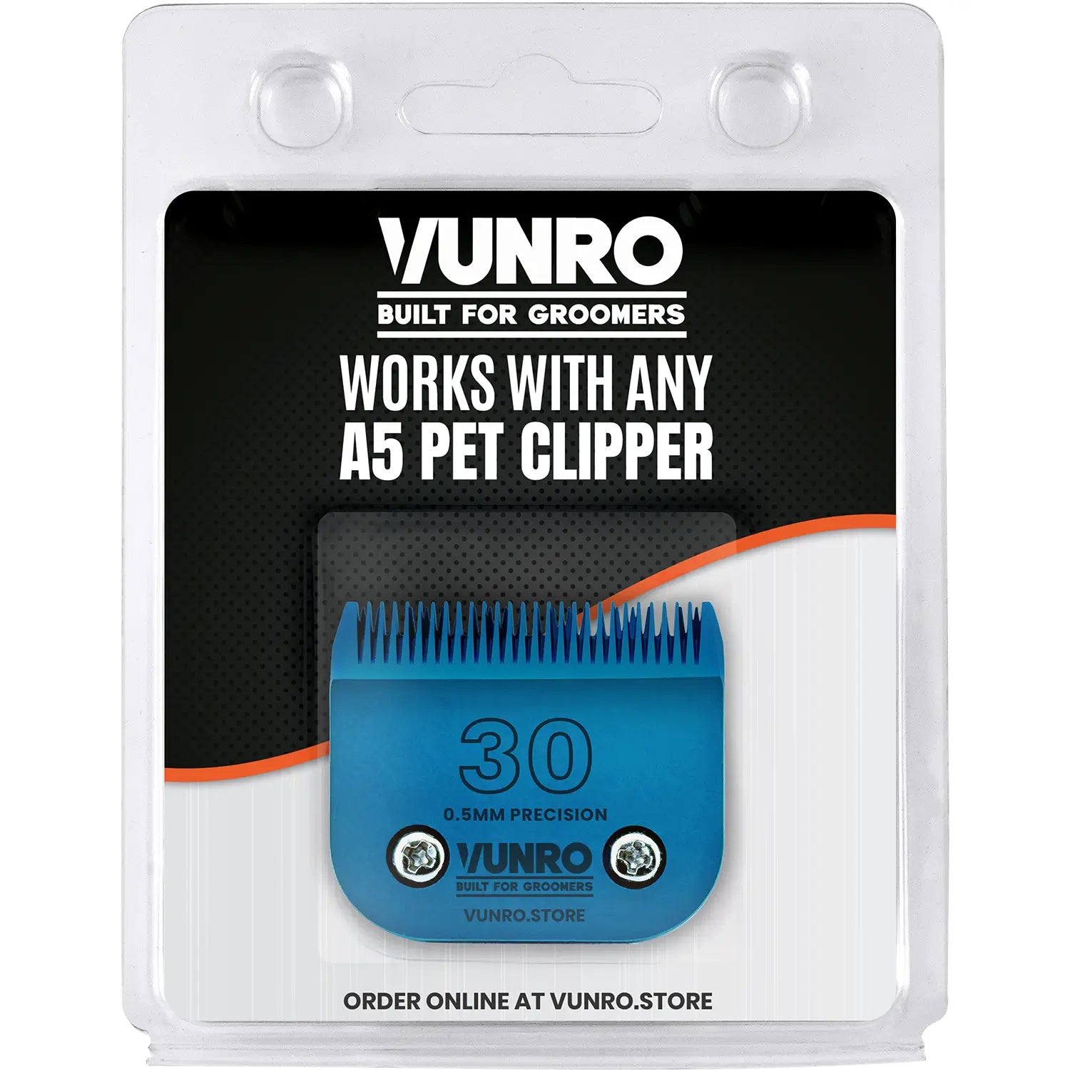 30# Blue Steel Dog Clipper Blade (0.5 mm) by VUNRO