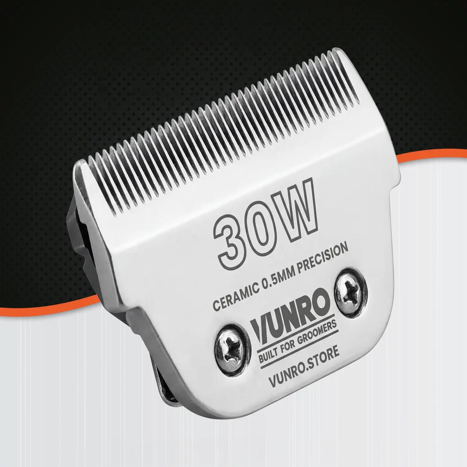30W Ceramic Dog Clipper Blade (0.5 mm) by VUNRO