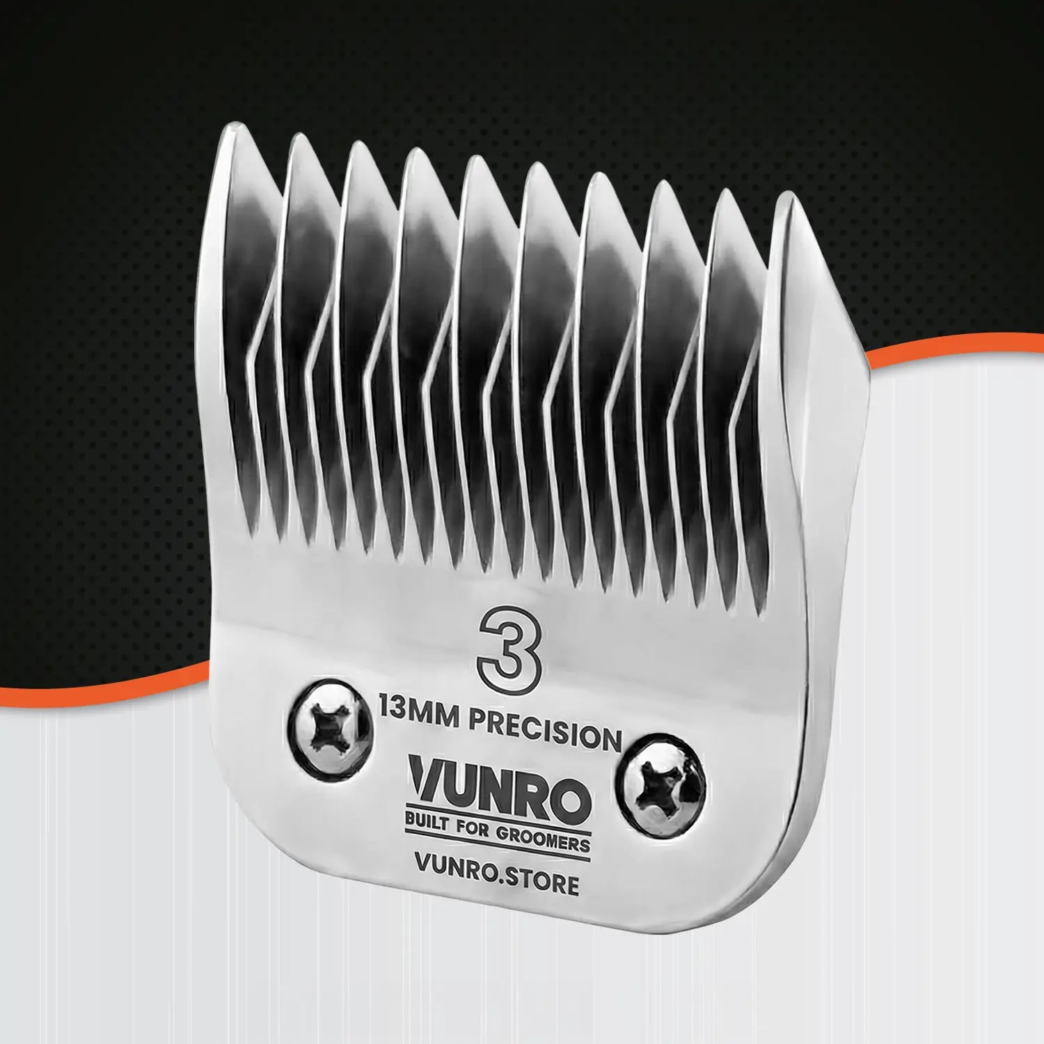 #3 Ceramic Skip Tooth Dog Clipper Blade (13mm) by VUNRO