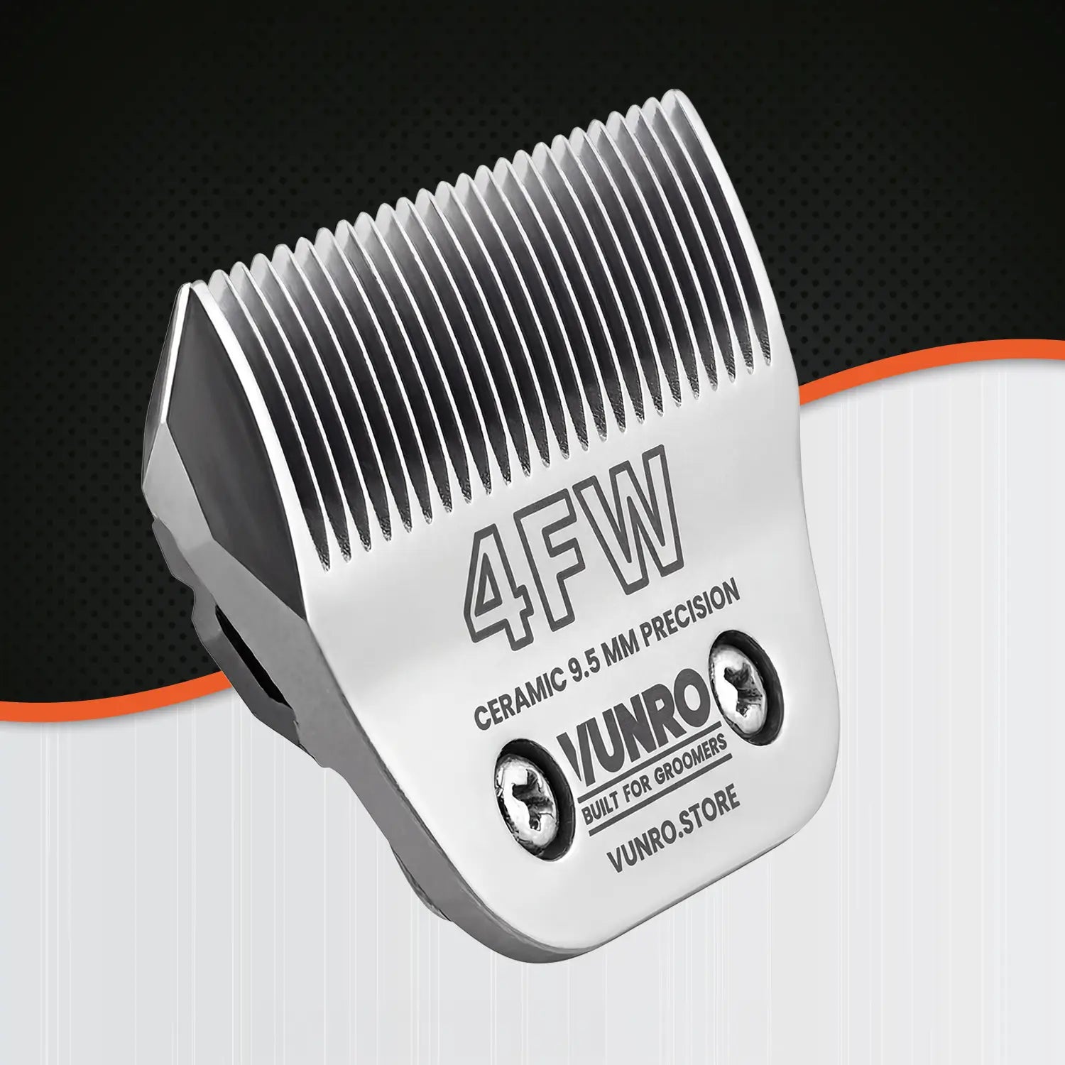 4FW Ceramic Dog Clipper Blade (9.5 mm) by VUNRO