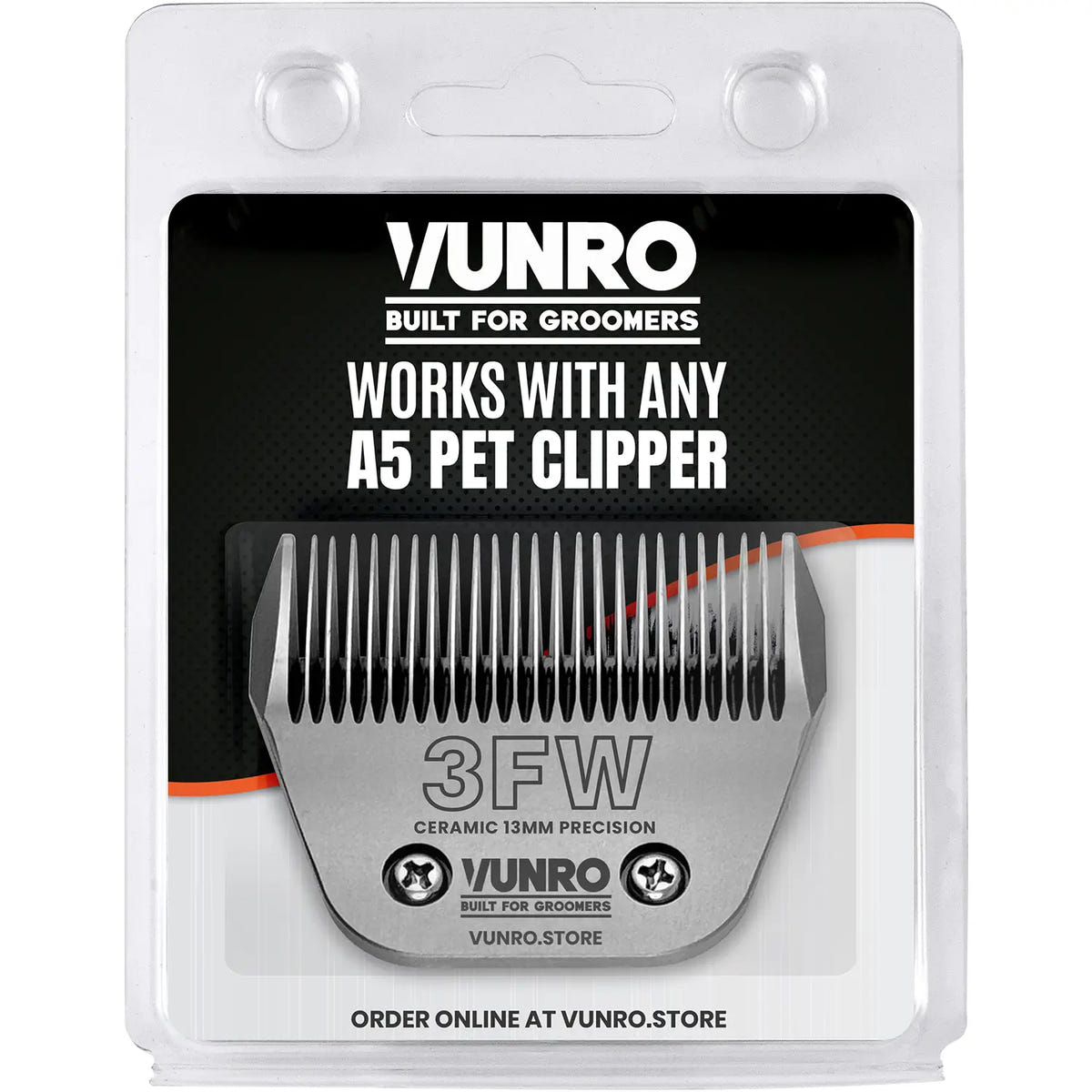 3FW Ceramic Dog Clipper Blade (13 mm) by VUNRO