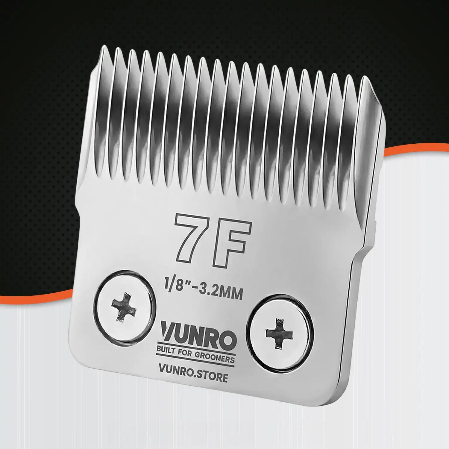 7F Ceramic D-Series Dog Clipper Blade (3.2 mm) by VUNRO